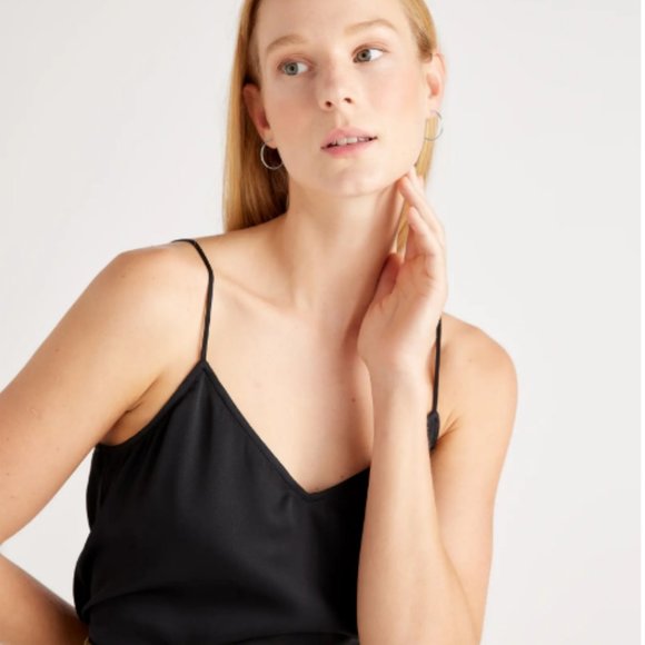 Quince Washable Stretch Silk V-Neck Cami - NWT! - Picture 5 of 7